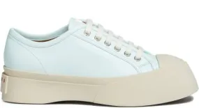 Marni Pablo leather flatform sneakers Blue