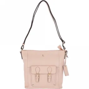 Medium Leather Shoulder Bag Pannacotta Cream : 62239