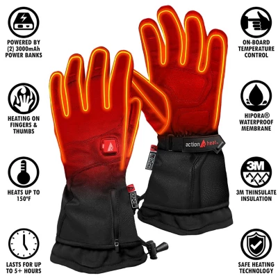 Men's ActionHeat 5V Battery Premium Heated Gloves