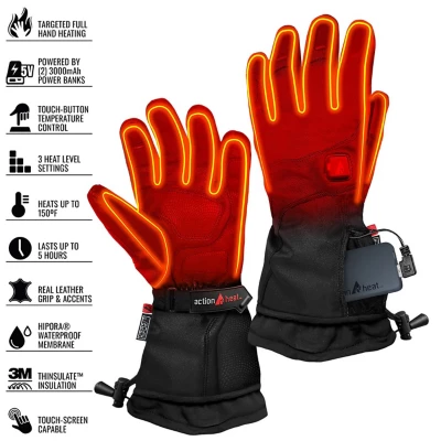 Men's ActionHeat 5V Battery Premium Heated Gloves