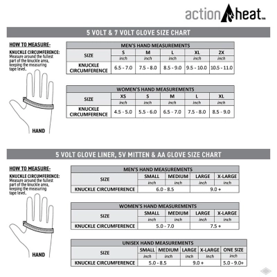 Men's ActionHeat 5V Battery Premium Heated Gloves