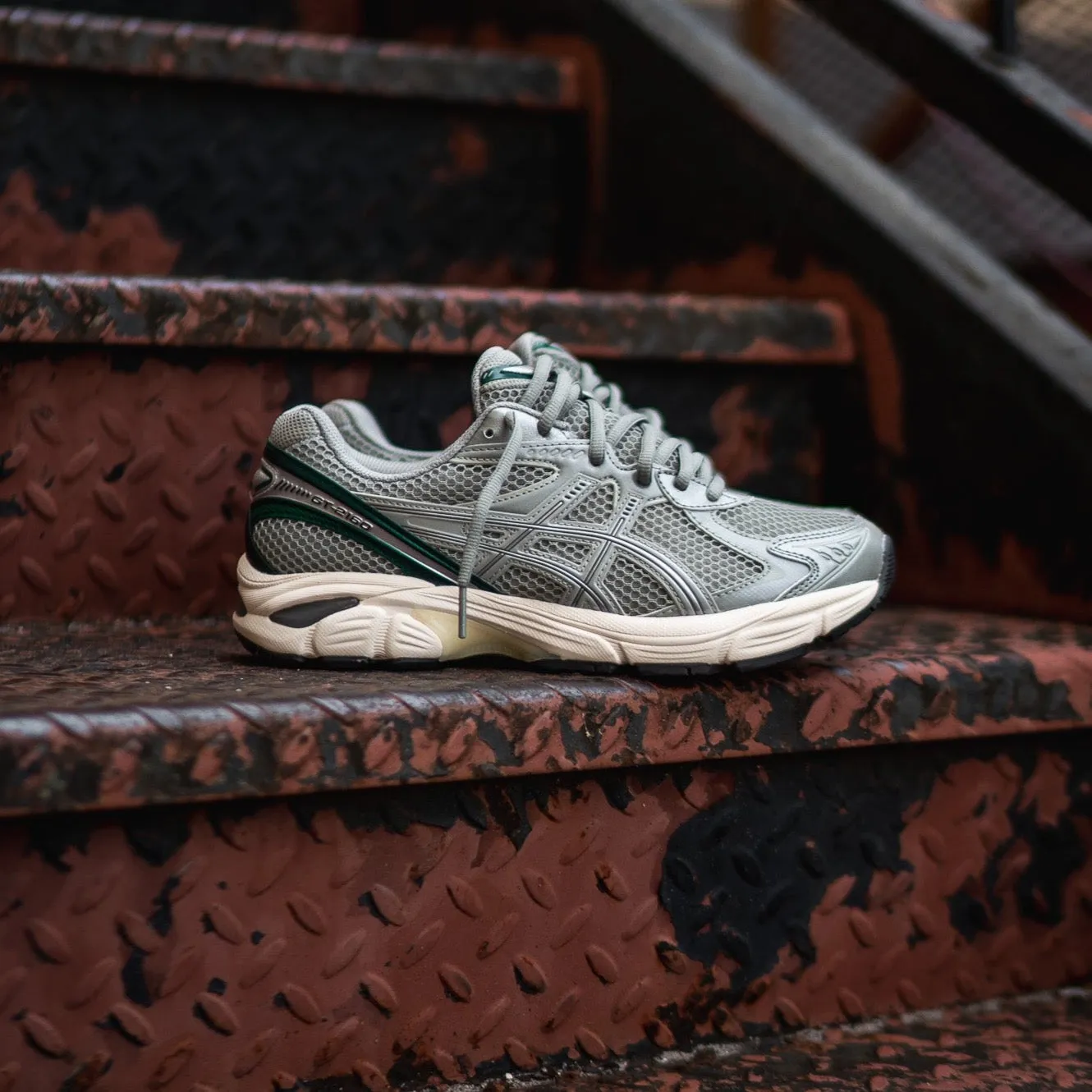 Mens Asics GT-2160 (Seal Grey/Jewel Green)