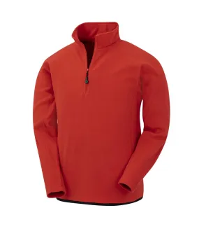 Mens fleece top red Result Genuine Recycled