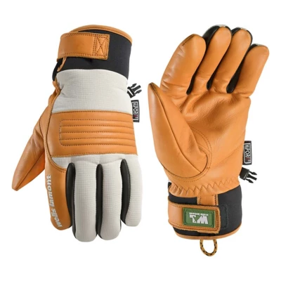 Men's Wells Lamont Outdoor Hydrahyde Grain Cowhide Hybrid Gloves