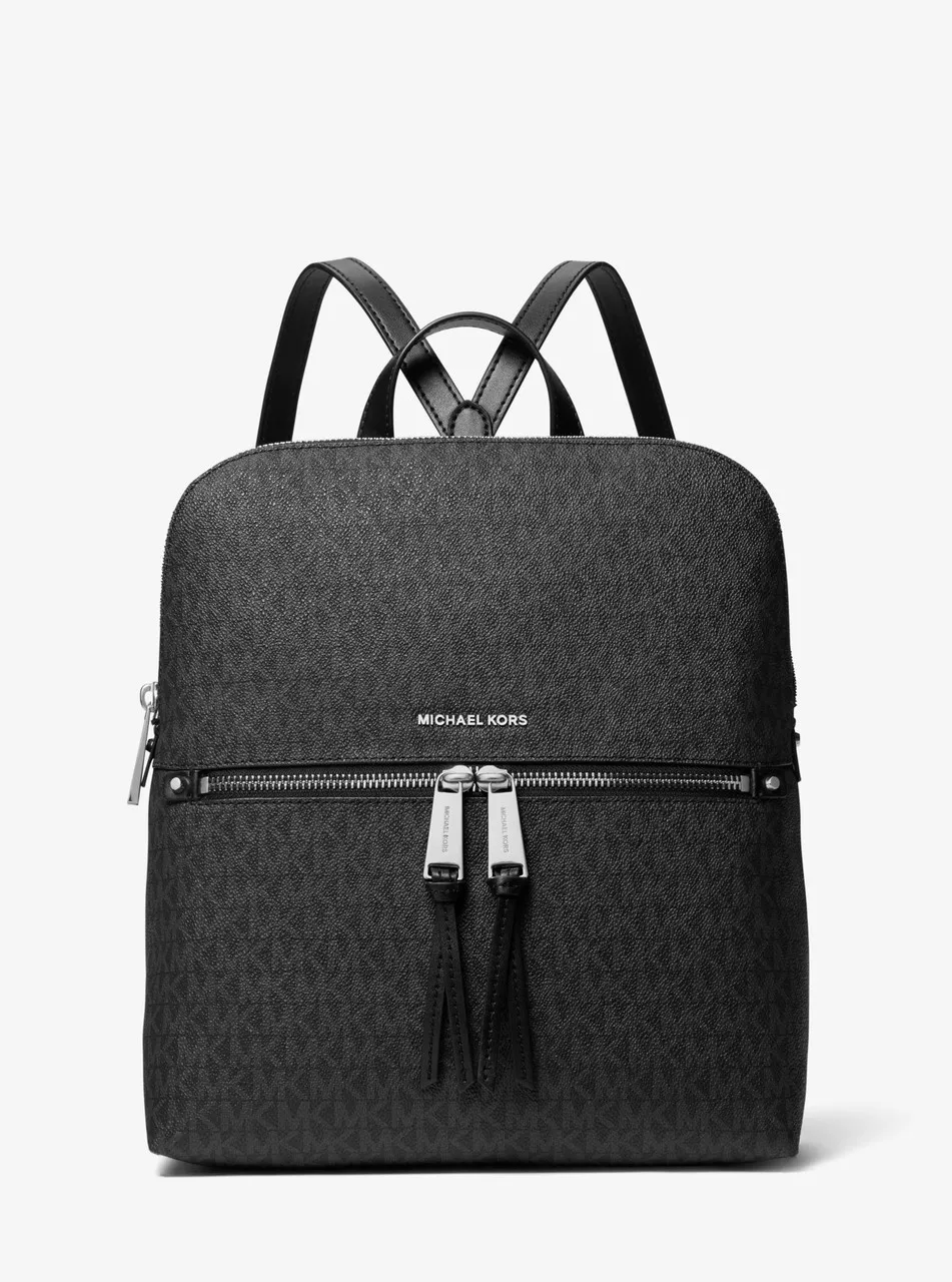 MICHAEL MICHAEL KORS Rhea medium logo slim backpack -                         -                     -                