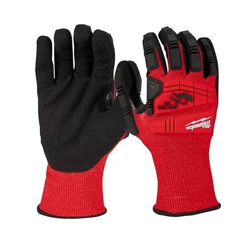 Milwaukee Tools Impact Cut Level 3 Nitrile Dipped Gloves 48-22-897