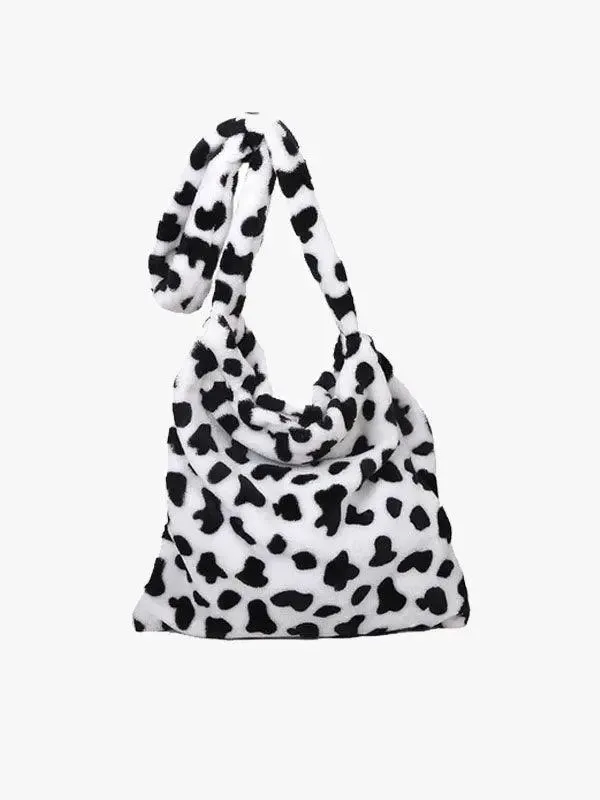 Moo Pattern Shoulder Bag