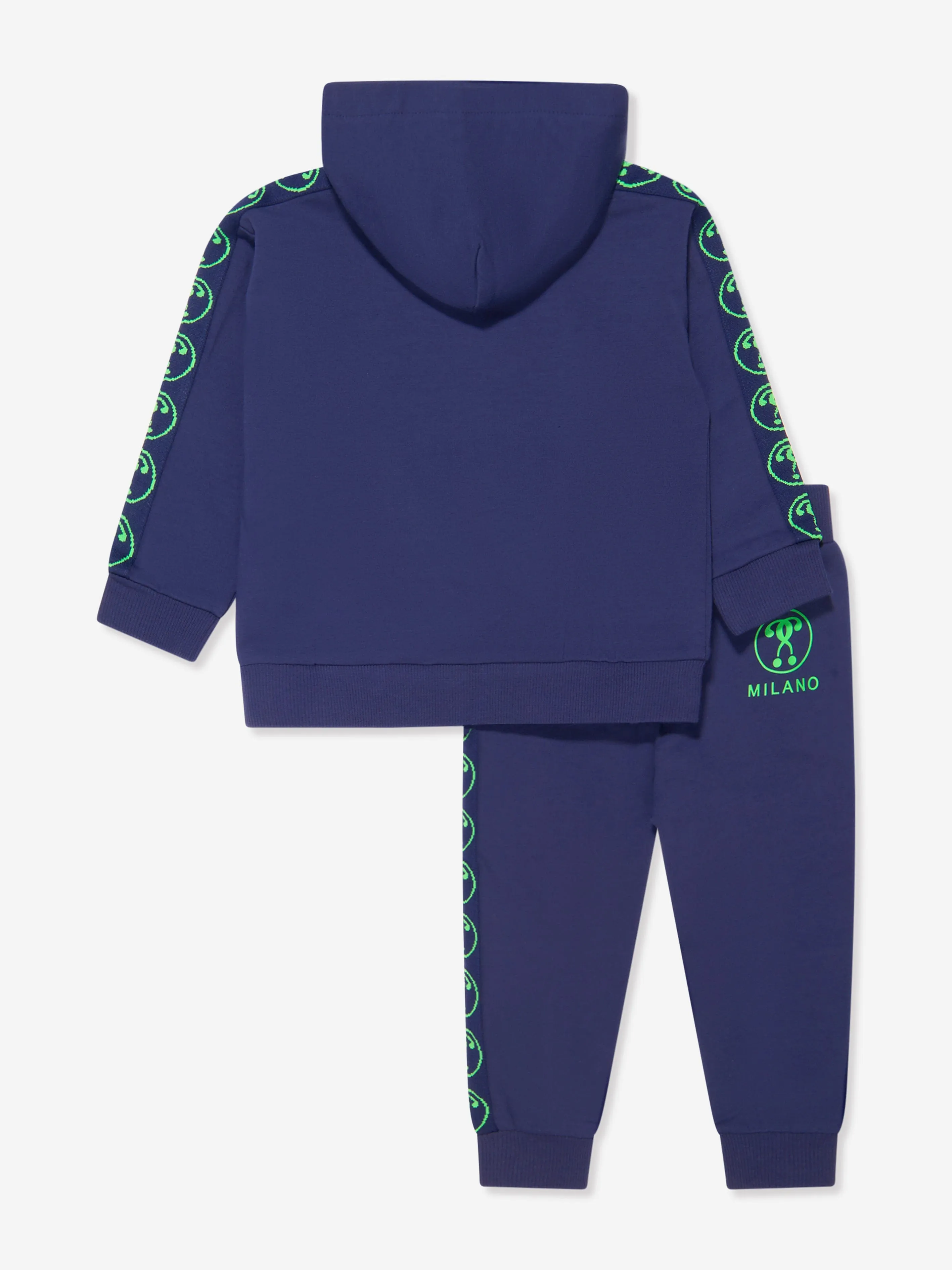 Moschino Baby Boys Milano Logo Tracksuit in Navy