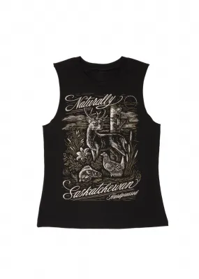 Naturally SK Tank | Black | Ladies