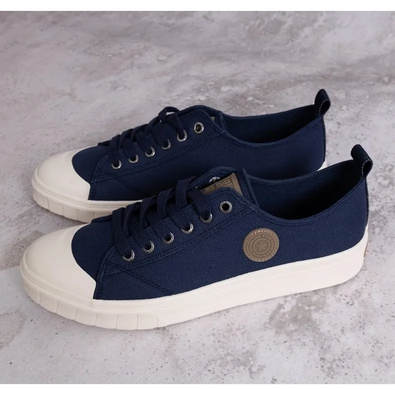 Navy Blue Big Star Sneakers LL174018 403