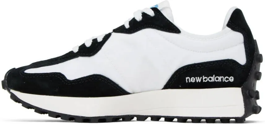 New Balance Black & White 327 Sneakers