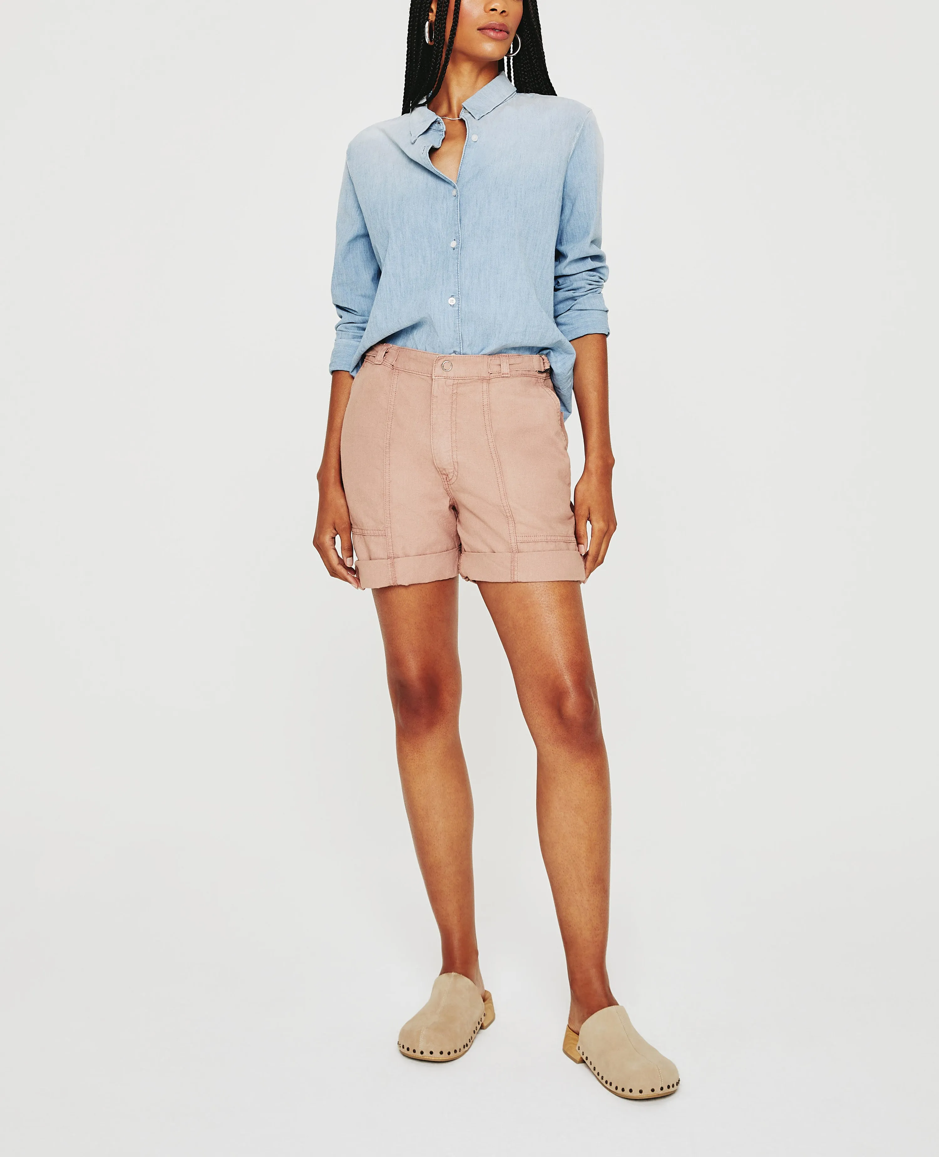     Noten Linen Short   Revival Workshop Straight Utility Short  