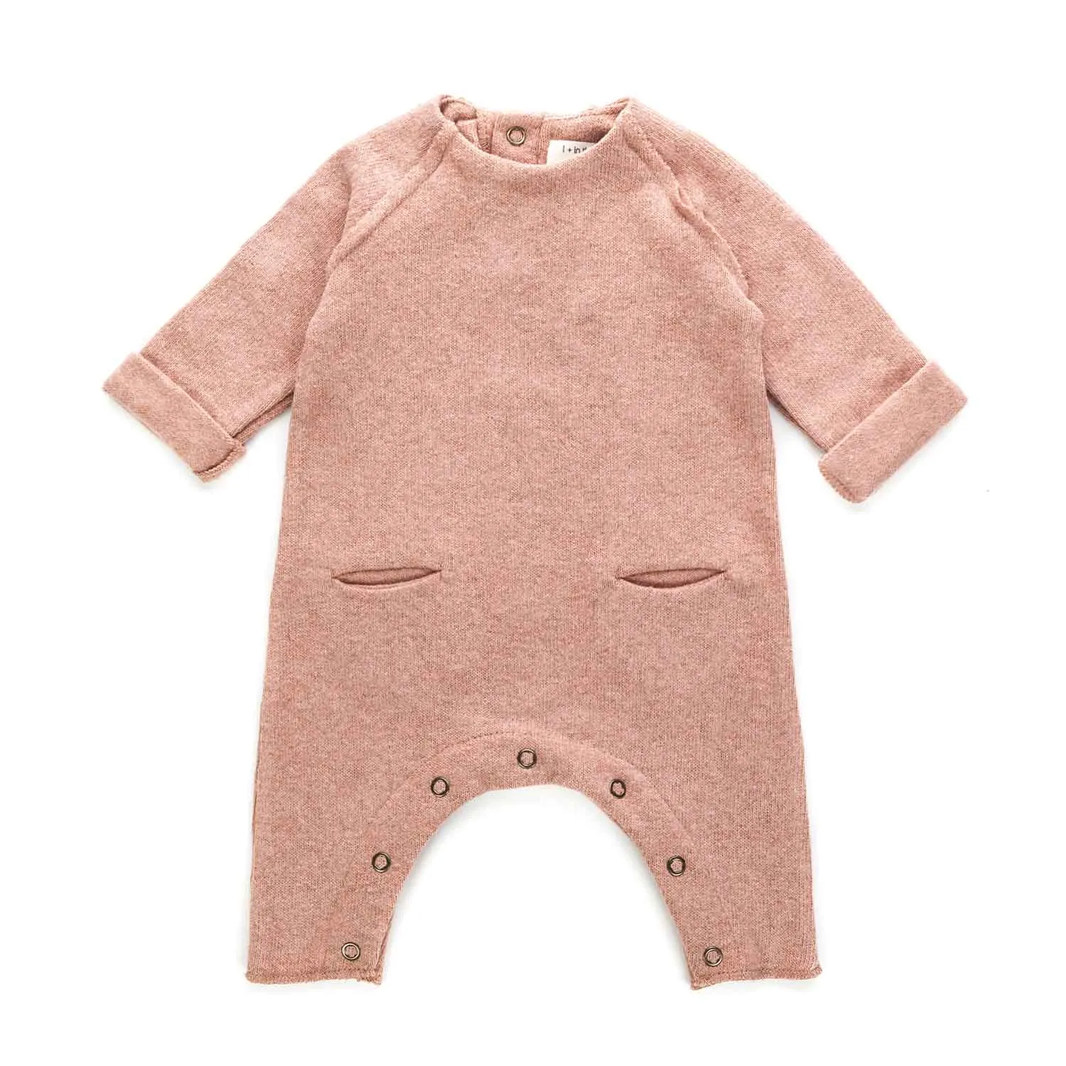 One More In The Family Baby Girl Pink Romper