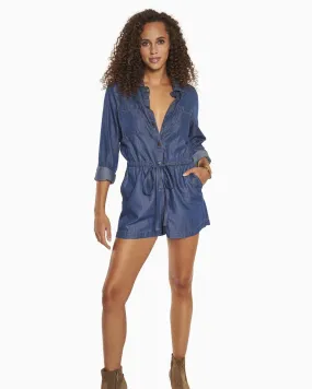 Organic Denim Romper Romper