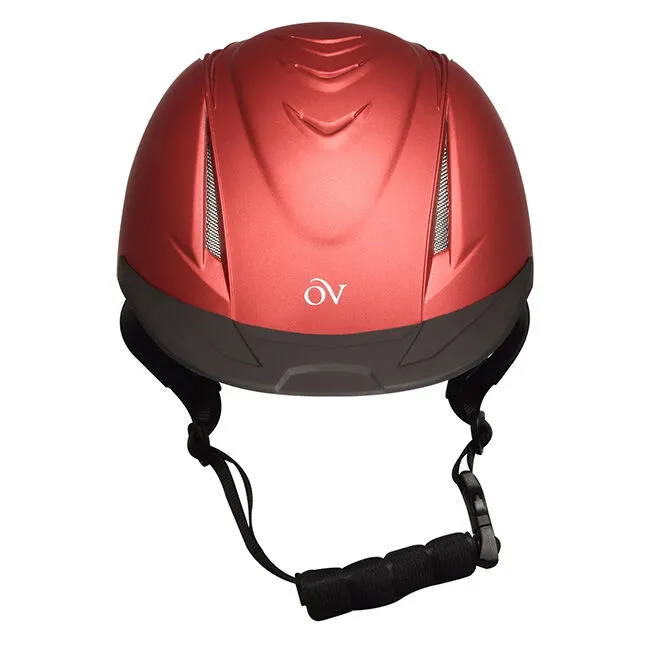 Ovation Kids' Metallic Schooler Helmet - Red