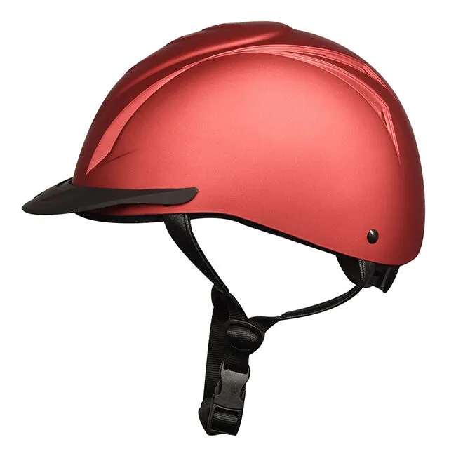 Ovation Kids' Metallic Schooler Helmet - Red