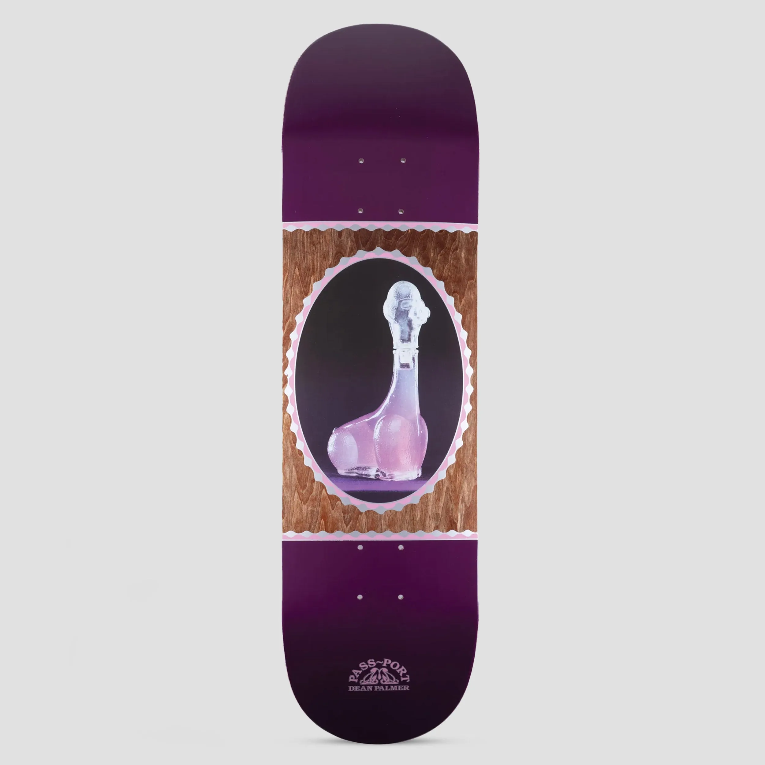 Passport 8.25 Glass Vessel Pro Series Dean Poodle Skateboard Deck Purp