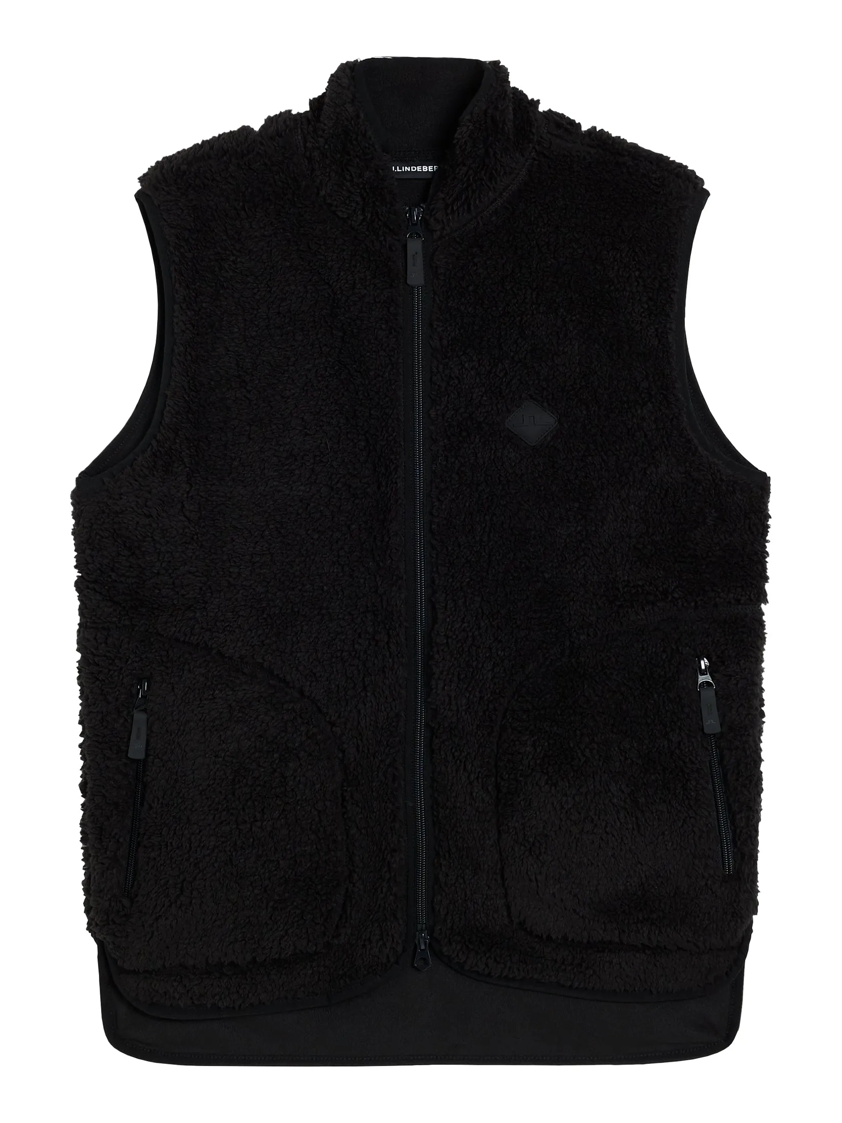 Patricia Pile Fleece Vest / Black