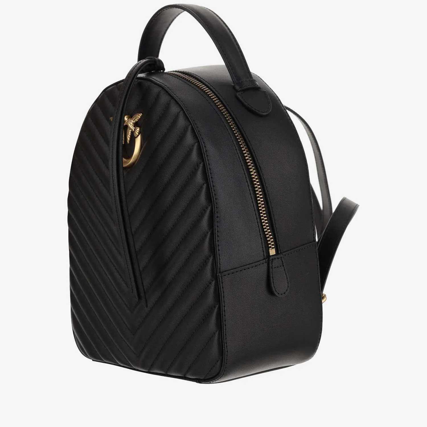 PINKO    Pinko Love Click Classic Chevron Backpack