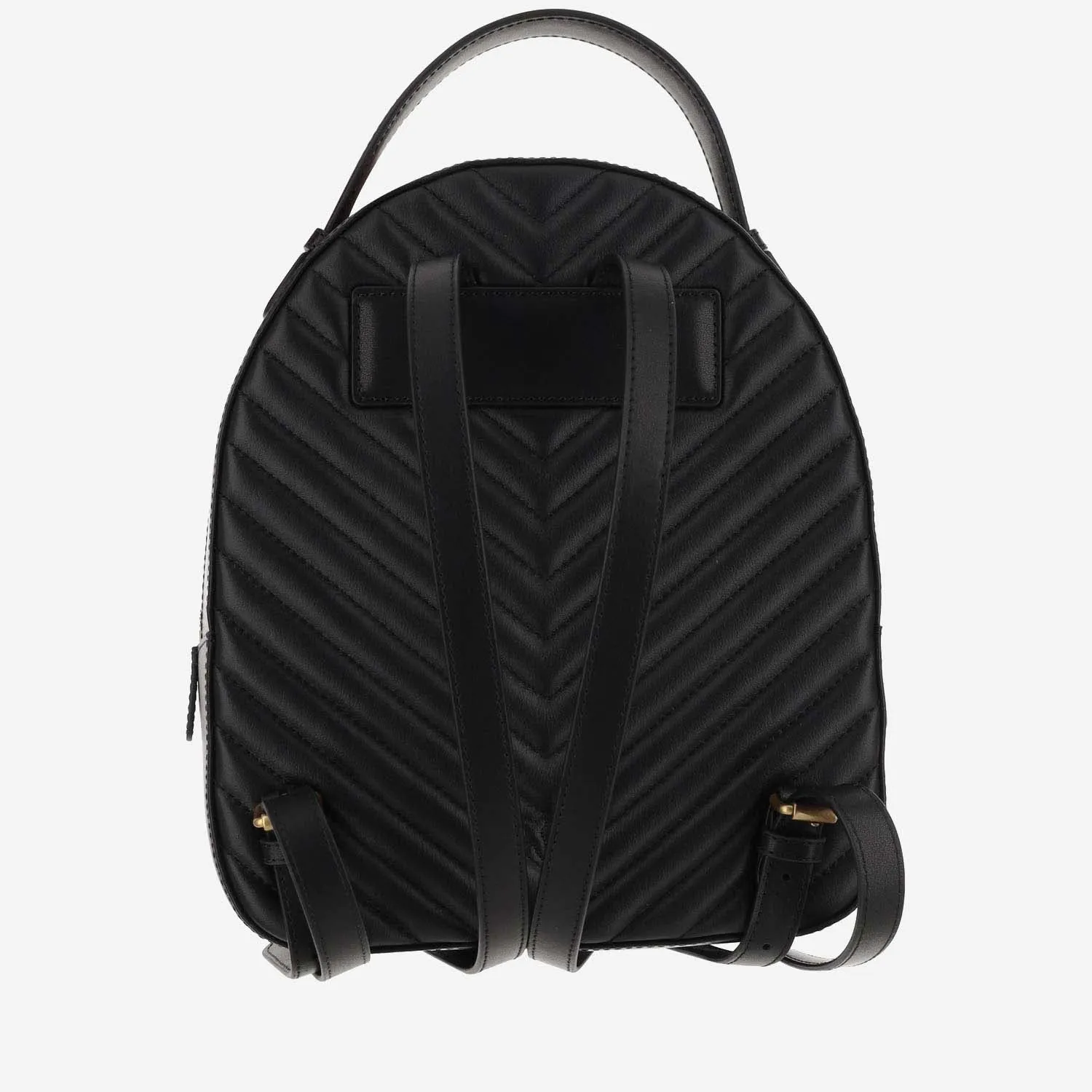 PINKO    Pinko Love Click Classic Chevron Backpack