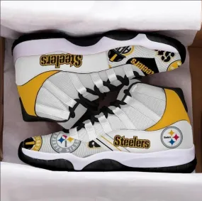 Pittsburgh Steelers Football Jordan 11 Sneakers For Men Women