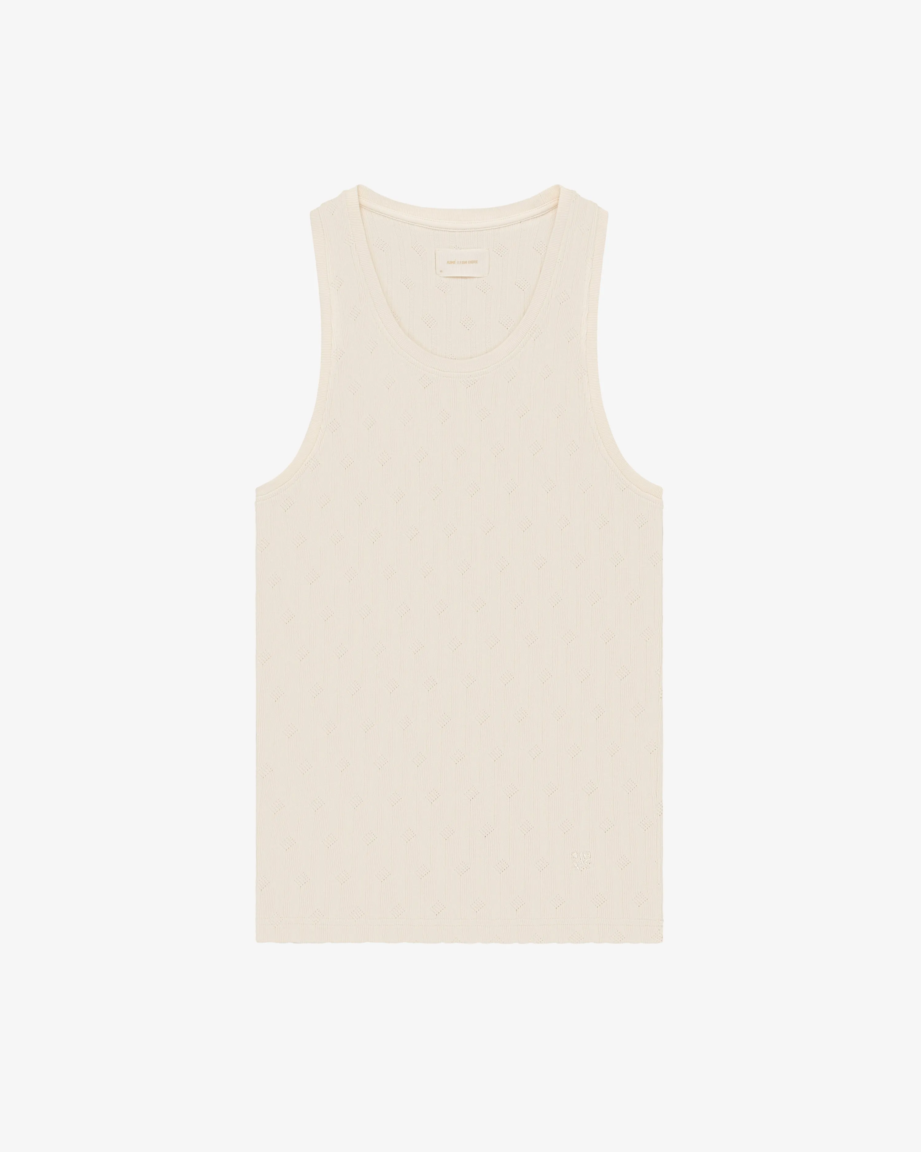 Pointelle Tank Top at AimeLeonDore.com