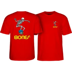 Powell Peralta Skateboard Shirt Skateboard Skeleton 2 Red