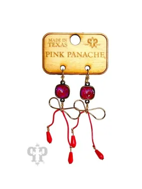 PP Royal Delite Bow Dangle Earrings