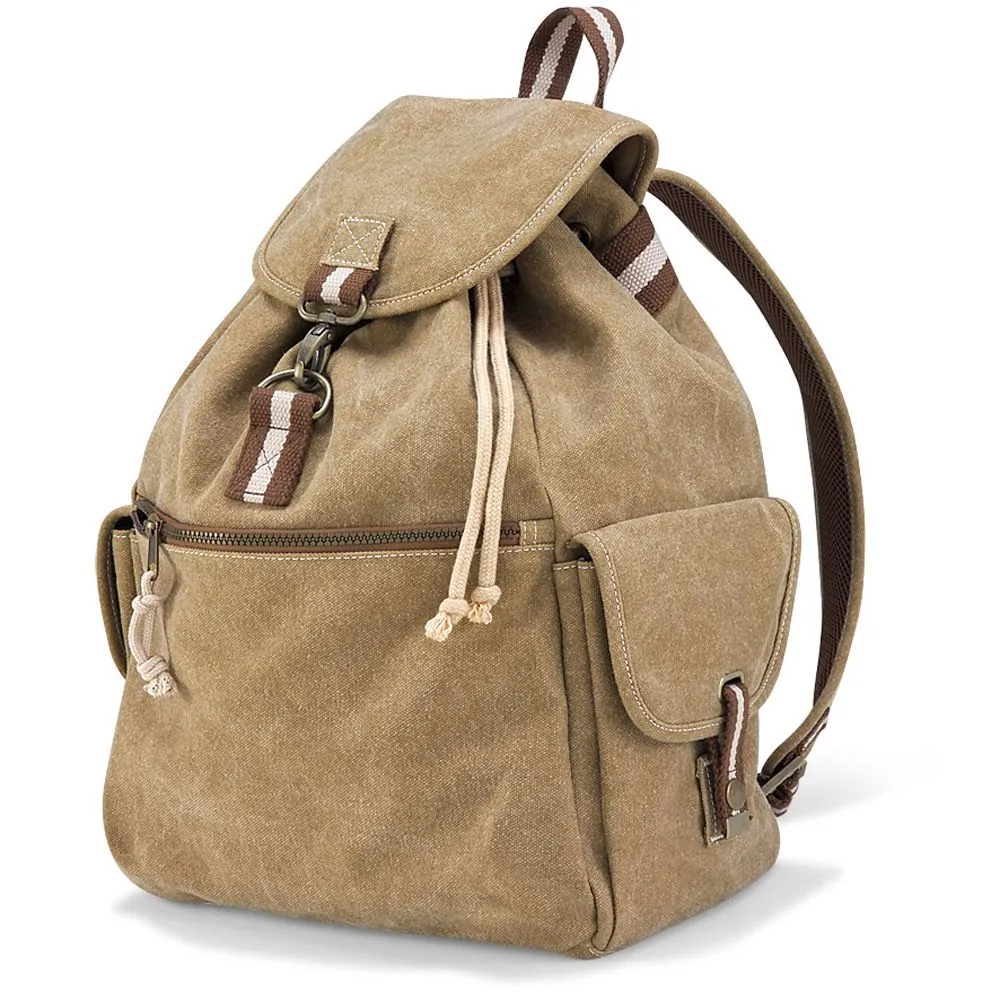 Quadra - Vintage Canvas Backpack - QD612