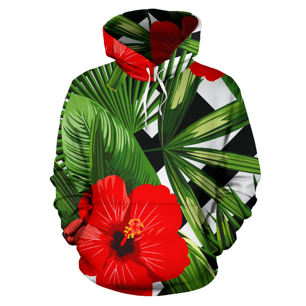 Red Hibiscus Hoodie