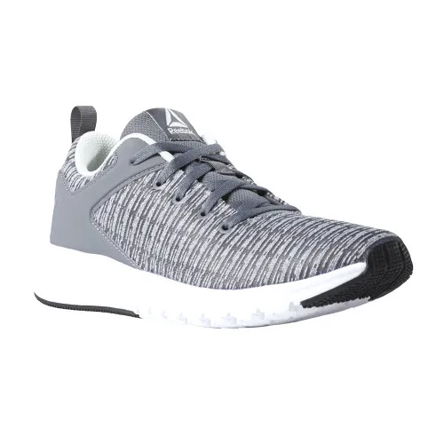 Reebok Women's Print Lux Running Shoe Grey/Storm