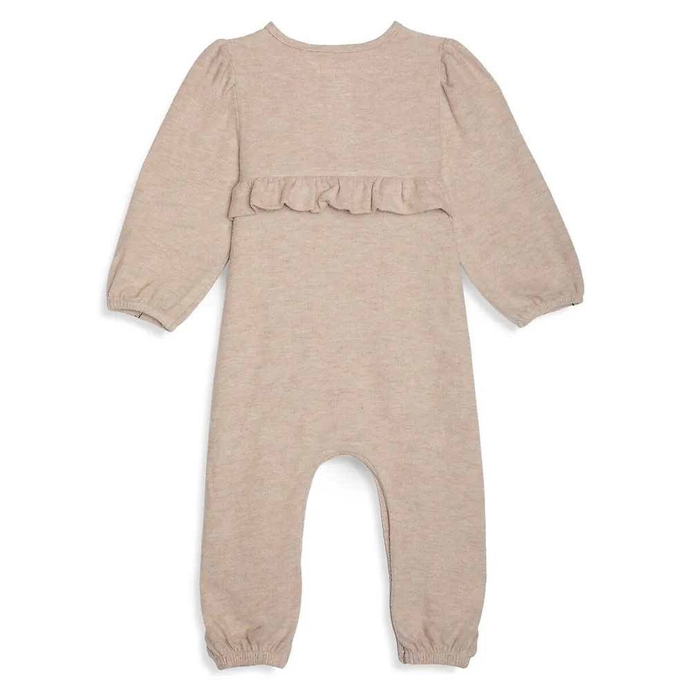 RISE LITTLE EARTHLING Baby Girl's Play Cozy Romper