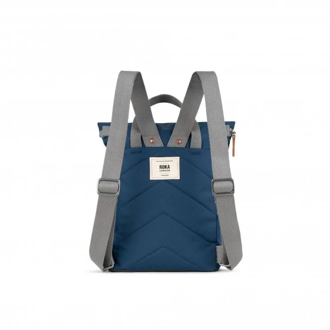 Roka London  Finchley A Small Recycled Canvas Backpack