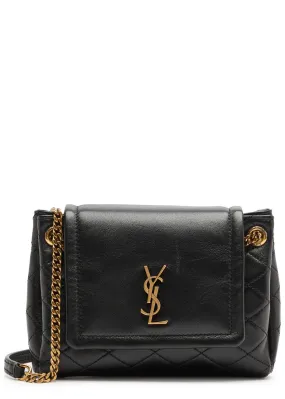 SAINT LAURENT Nolita mini leather shoulder bag  -                         -                     -                