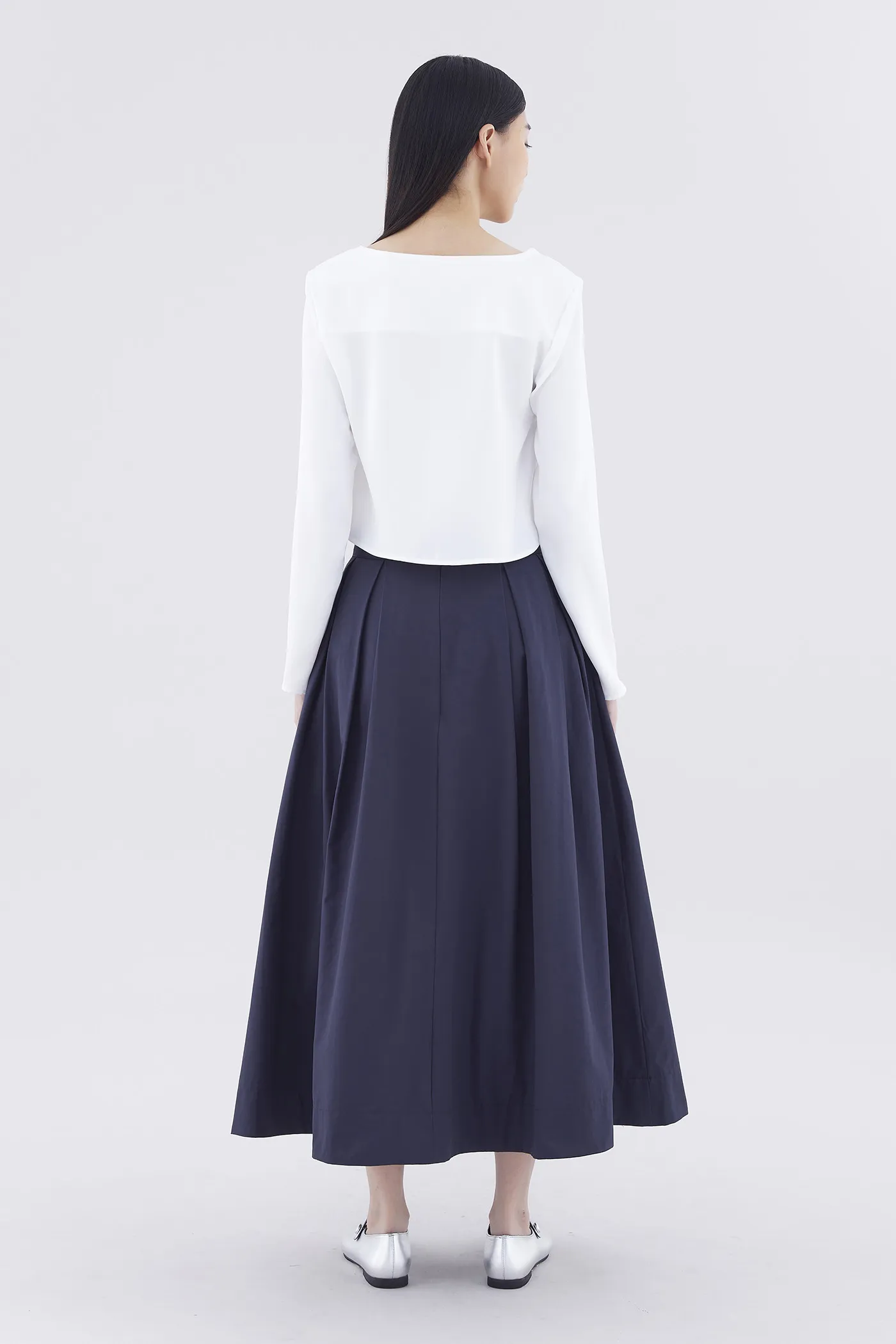 Savana Box-Pleat Skirt