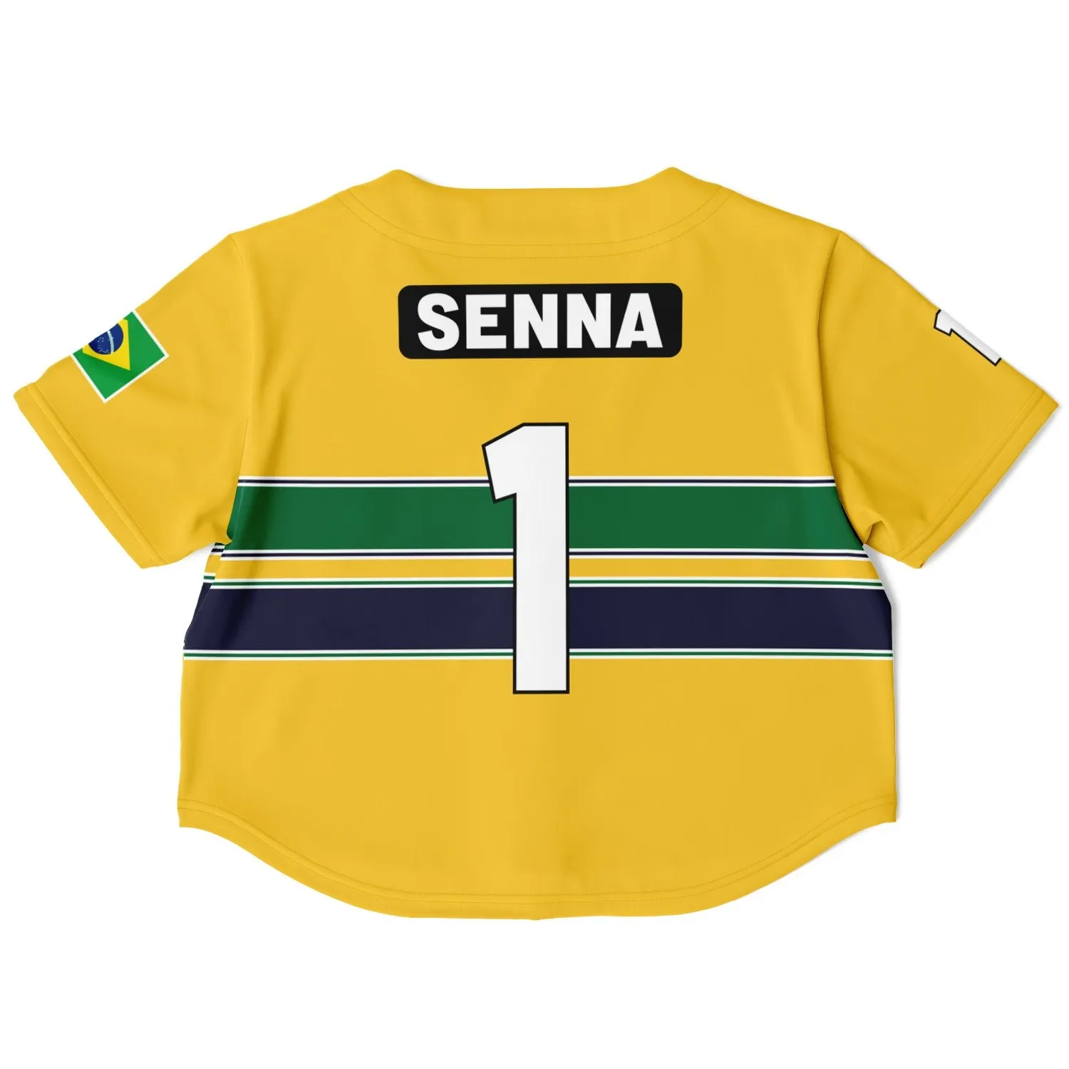 Senna - Nacional Helmet Crop Top Jersey