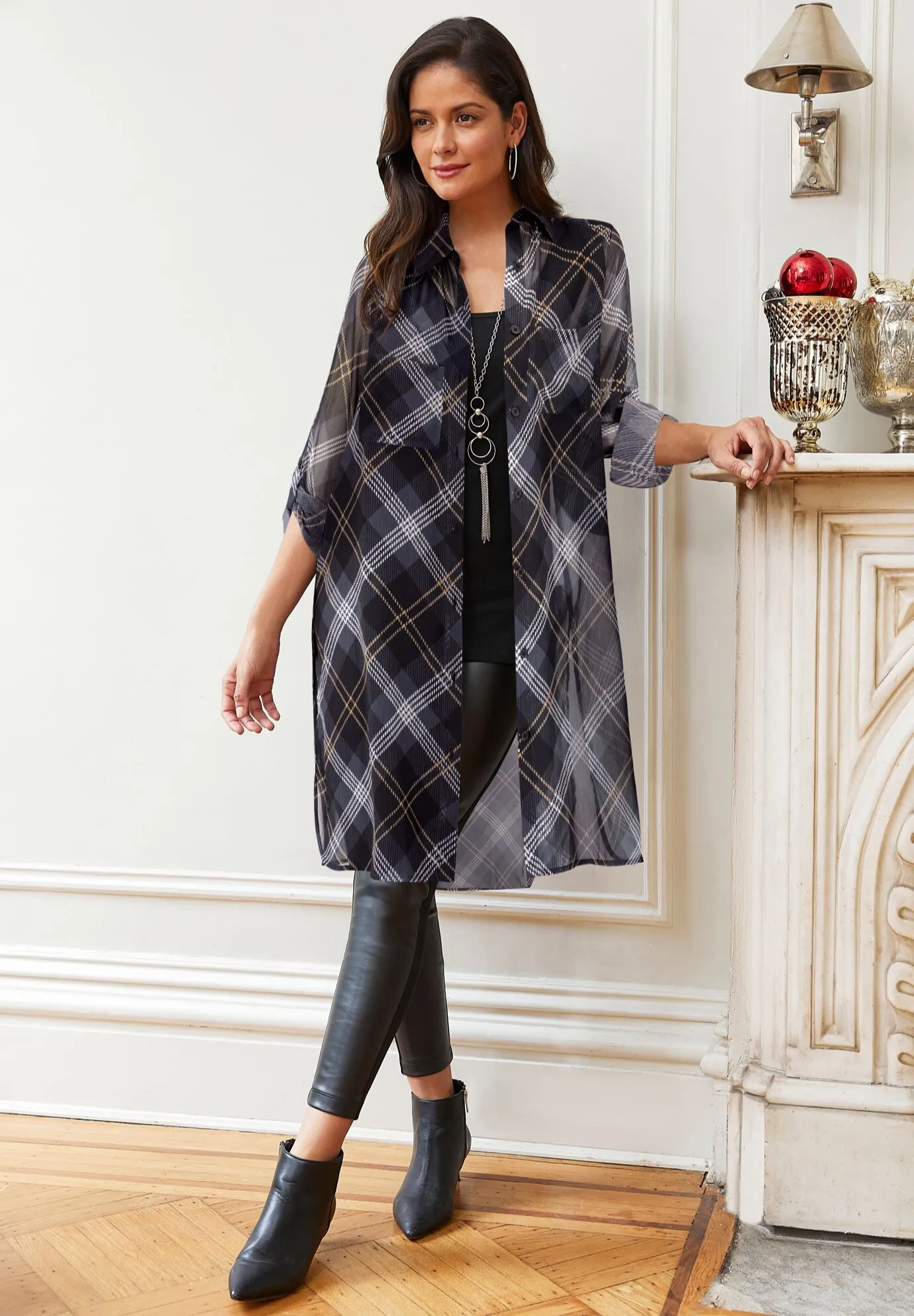 Sheer Georgette Mega Tunic