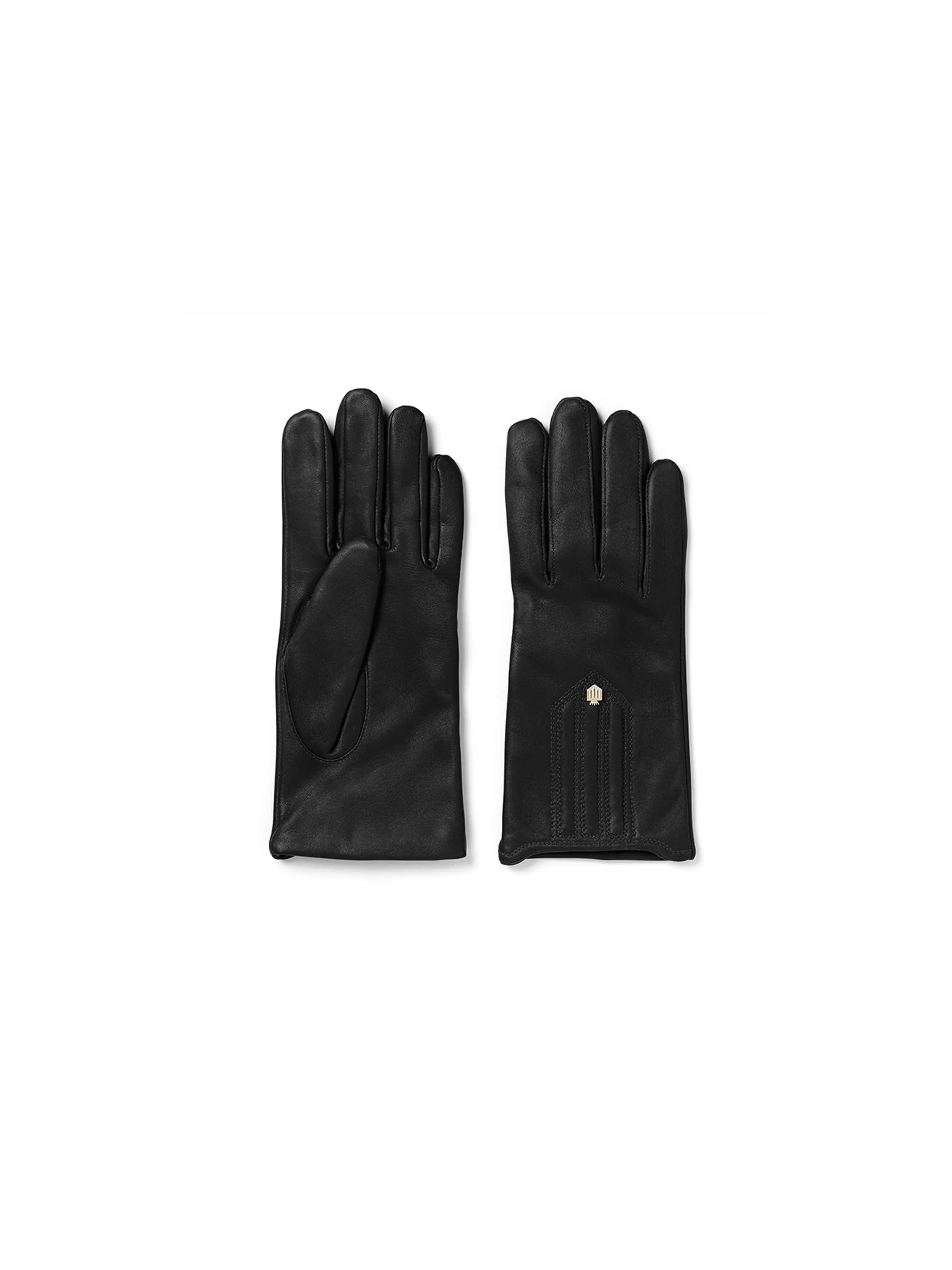 Signature Gloves black leather Gloves