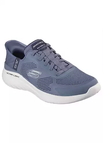 Skechers Mens Blue Slip-Ins Bounder 2.0 Emerged Trainers | Grattan