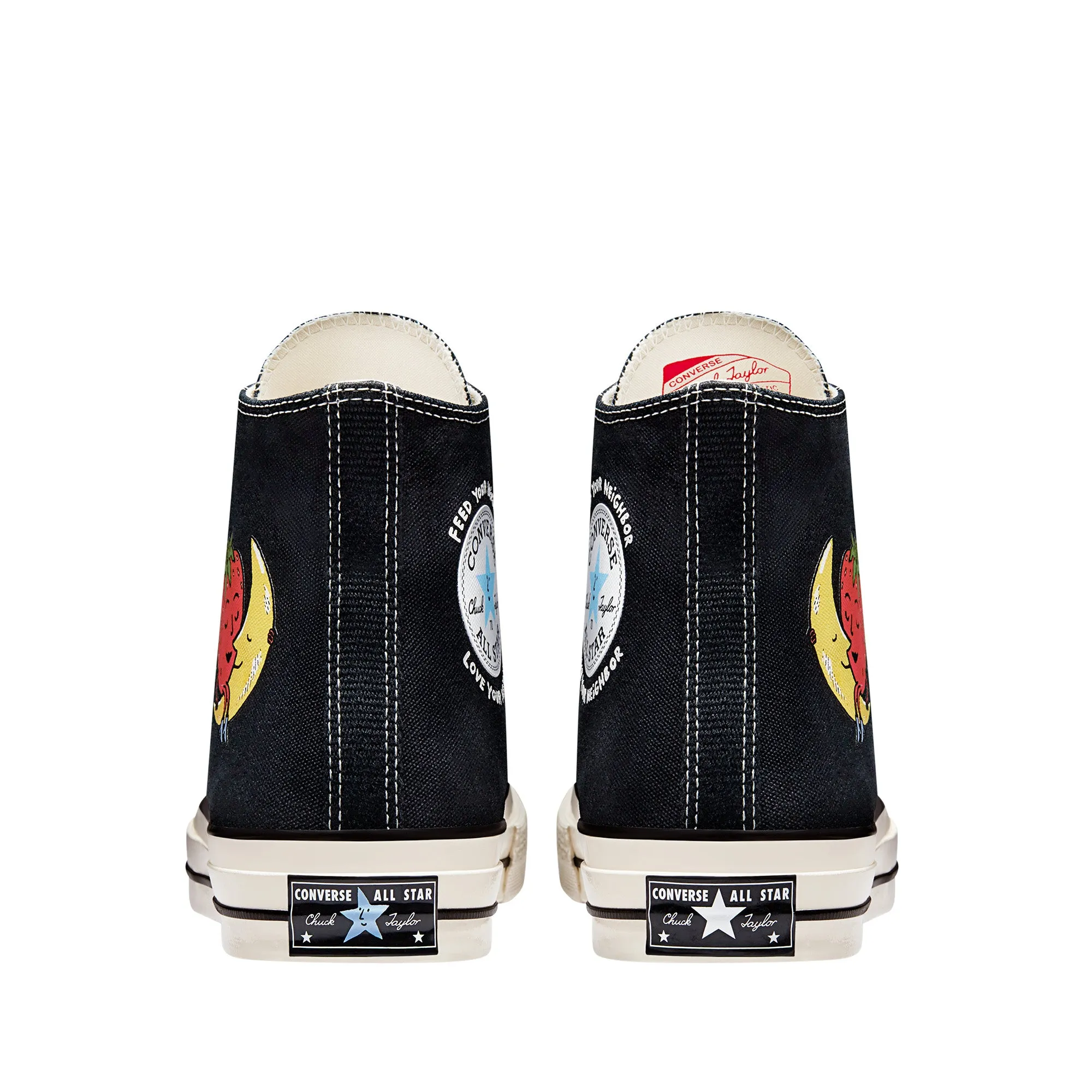 Sky High Farm - Converse Chuck 70 Hi Sneakers - (Black/Multi/Egret)