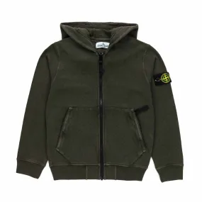 Stone Island Boy And Teen Zip Up Hoodie