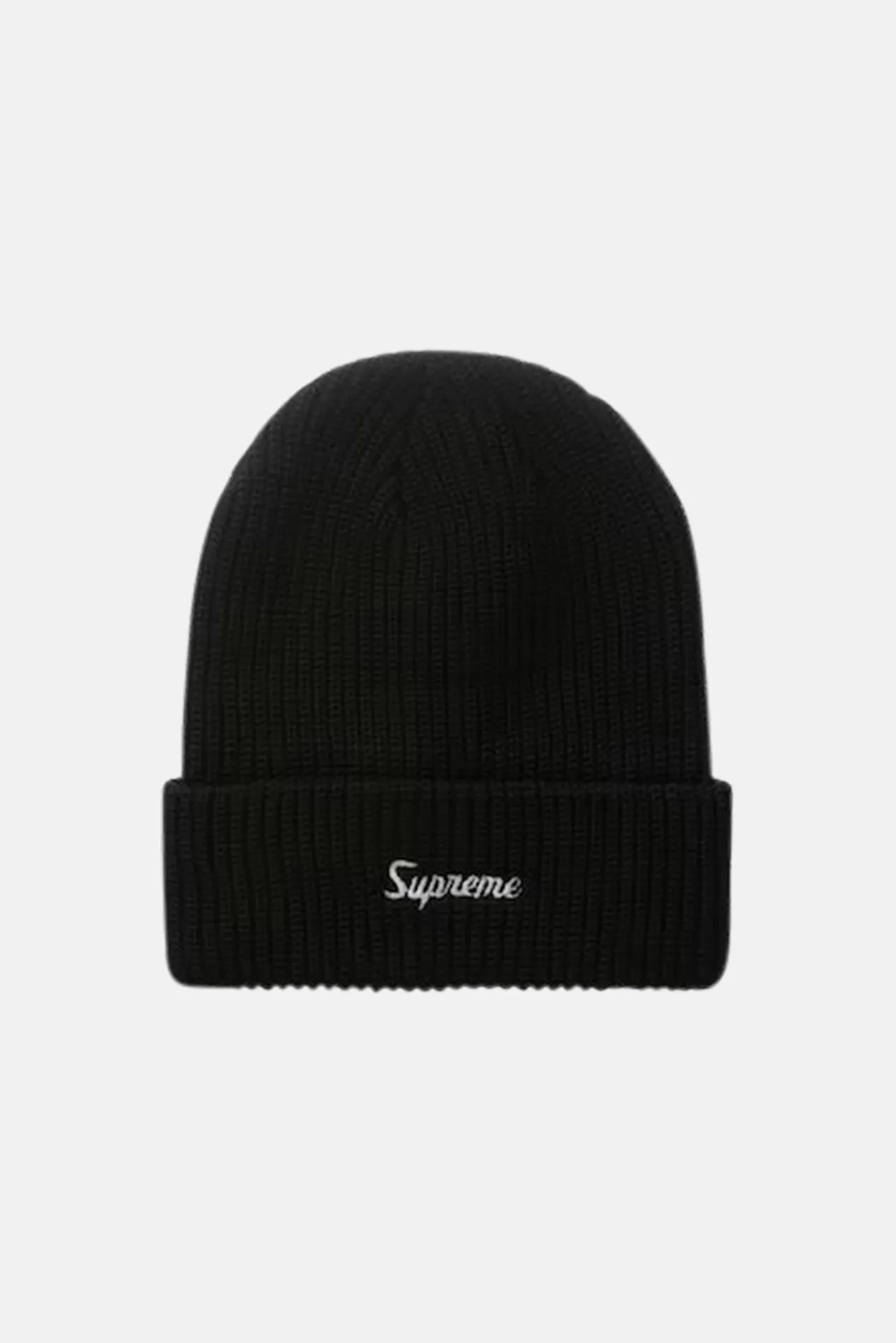 Supreme Loose Gauge Beanie Black