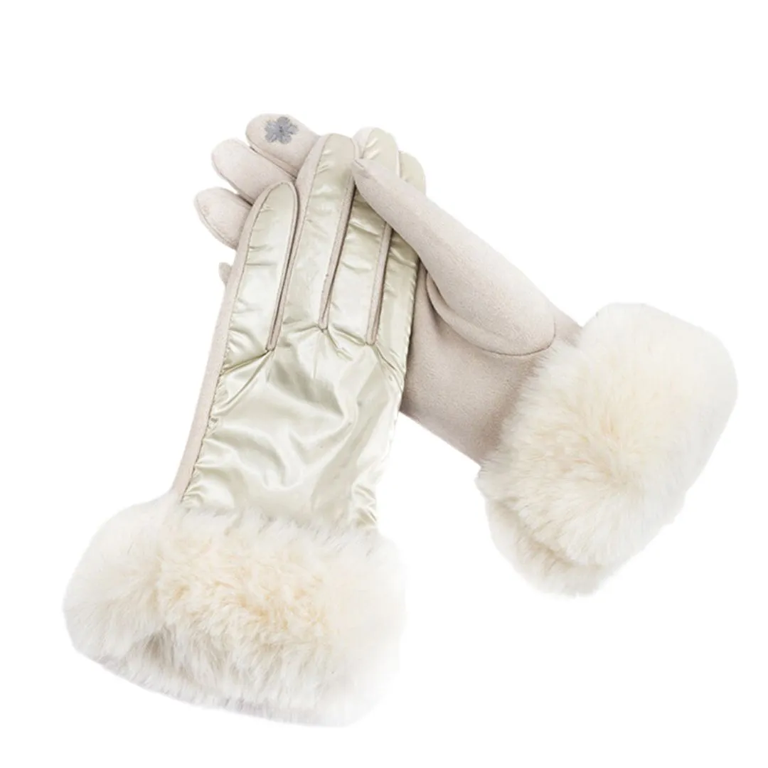 Tina Gloves in White