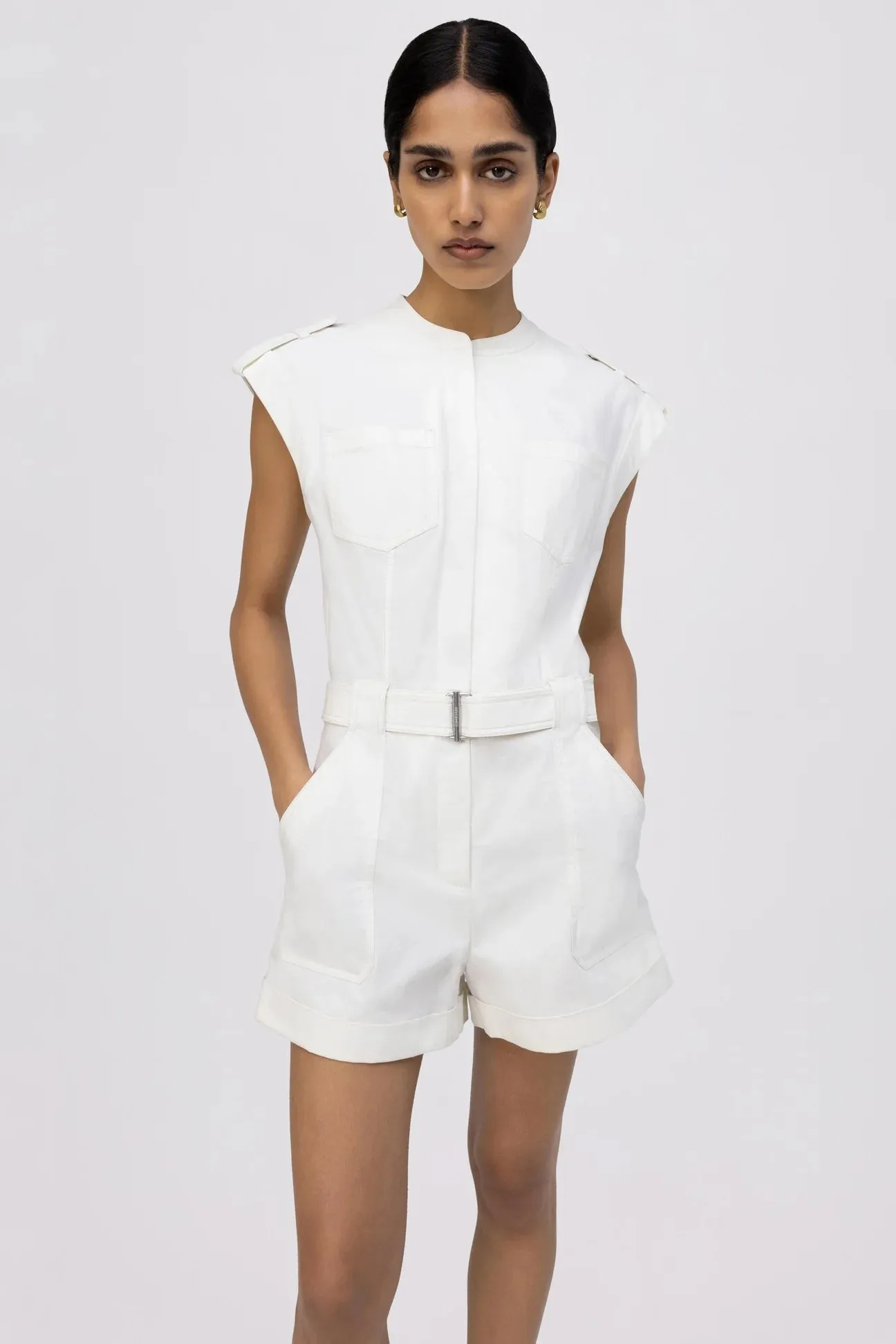 TINKA BELTED ROMPER