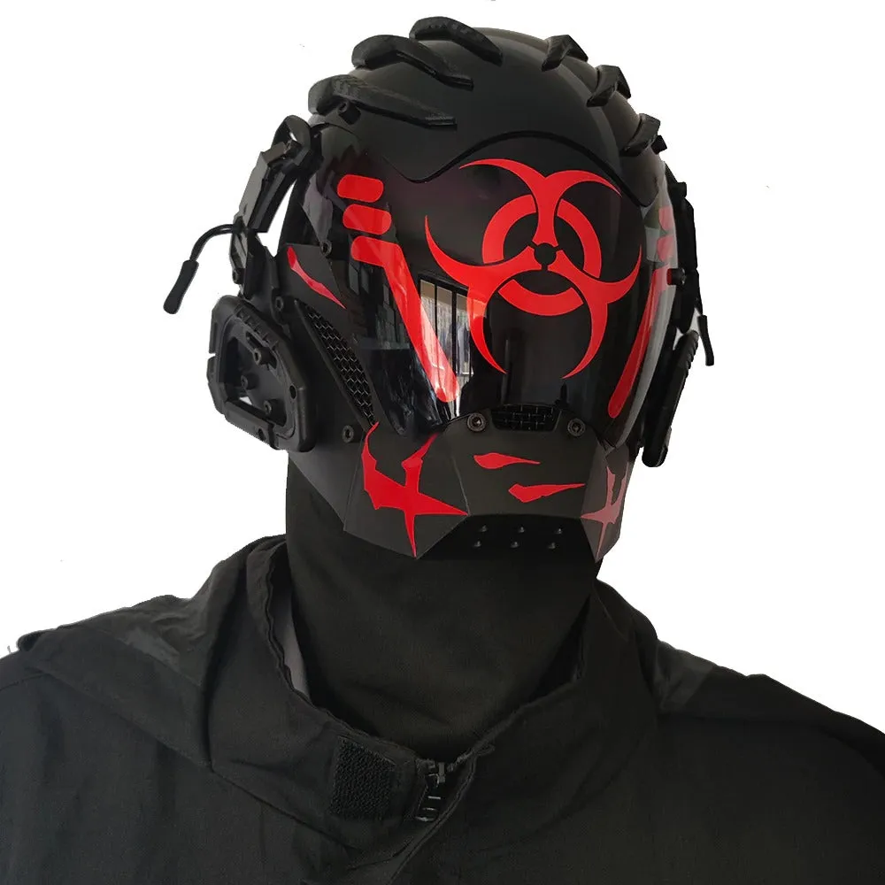 Toxic Cyberpunk Helmet