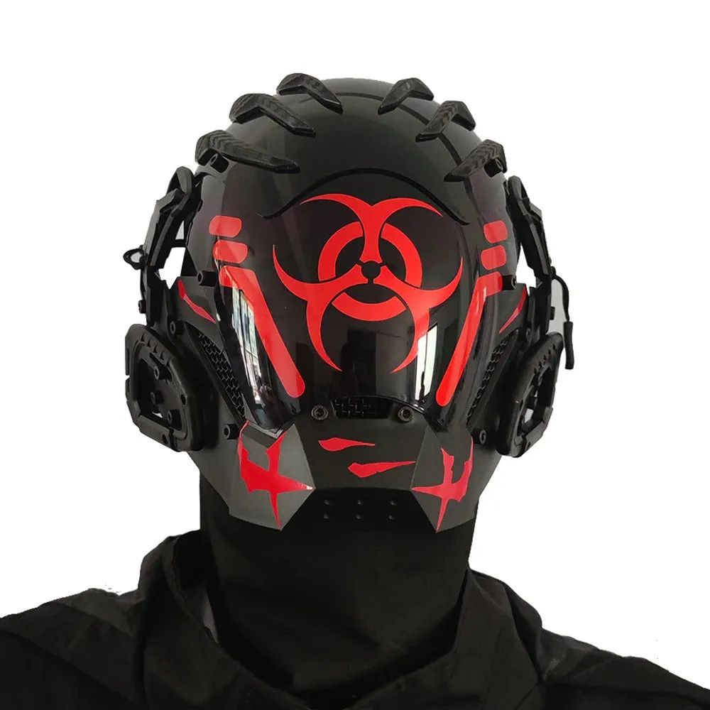 Toxic Cyberpunk Helmet