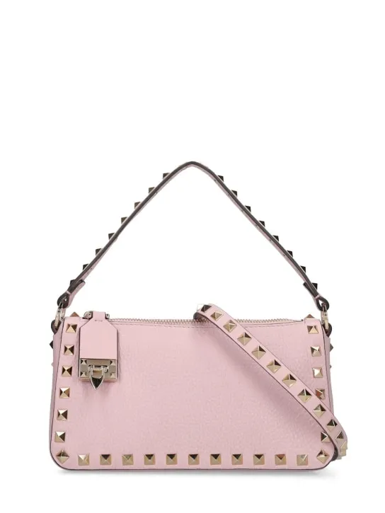 Valentino Garavani   Small Rockstud leather shoulder bag 