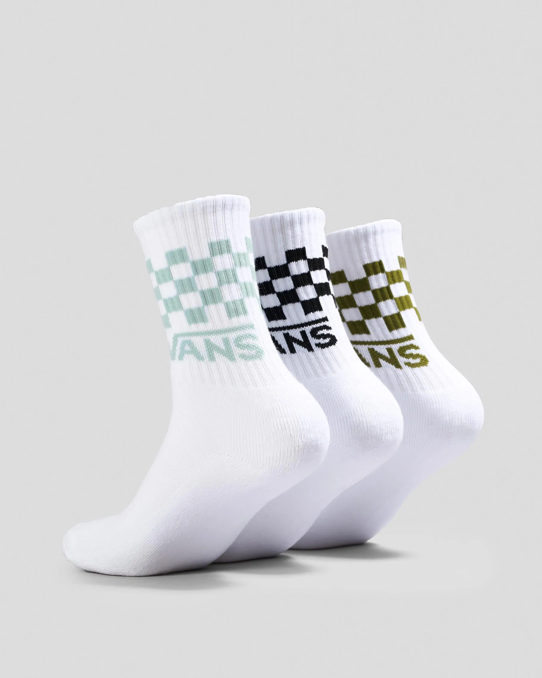 Vans Classic Check Crew Socks - 3 Pack