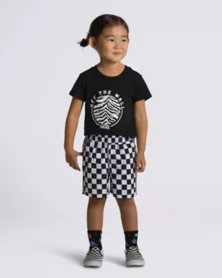 VANS Little Kids Range Elastic Waist Shorts