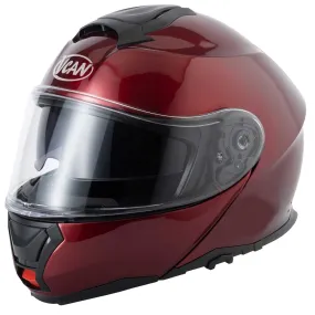 Vcan H272 Plain Helmet - Burgundy